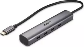 „Lindy“ USB 4 prievadų USB 3.2 Gen 2 C tipo šakotuvas