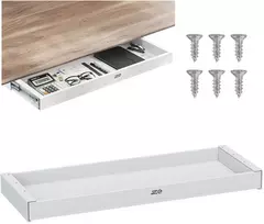 Ergo Office Juoda stalčiaus pakabinama lentyna ER-302 W