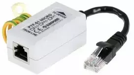 „Ewimar PTF-51-ECO/POE/MICRO“ miniatiūrinis viršįtampių ribotuvas LAN tinklui apsaugoti