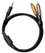 „Fosi Audio“ kabelis Jack 3.5 mm – 2xRCA – 1,2 m (6976136961307)