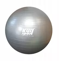 Kubisport Gimnastikos kamuolys fiziniams pratimams ir treniruotėms Sidabrinis 650 mm (Kub_05-S3215K-STR)