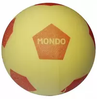 Kubisport Minkštas futbolo kamuolys vaikų žaidimams iš putų MONDO 20 cm (Kub_05-G07/852K)