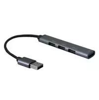 Secomp Standartinis USB 3.0 šakotuvas, A tipo jungtis, 4 A tipo prievadai (3 x USB 2.0 + 1 x USB 3.2 Gen1) (S3018)