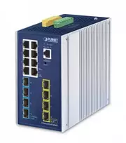 Šakotuvas Switch Planet Ip30 Din-Rail Industrial L3 (TSN-6325-8T4S4X)