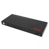 Roline KVM perjungiklis, 4 kompiuteriai, HDMI 4K esant 60 Hz, su 3 prievadų USB 3.2 Gen1 / USB 3.0 šakotuvu