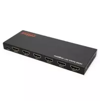 Šakotuvas Roline HDMI perjungiklis, 5x1, 4K 60 Hz, su pulteliu