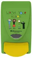 Muilo dozatorius DEB putose Kids Wash Your Hands, 1 l, žaliai geltonas (HG-021432)