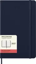 Moleskine Dieninis kalendorius 2027, 12M, L, 13x21cm, kieti viršeliai, safyro mėlyna (MS-9279356)