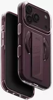 Dėklas UNIQ Heldro Air, skirtas iPhone 18 Pro / 17 Pro, su Magclick Charging, burgundo spalvos
