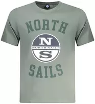 NORTH SAILS KOSZULKA Z KRÓTKIM RĘKAWEM MĘSKA ŽALIA