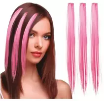 Fiesta Rožinė extensions, 3 stk 50 cm