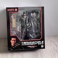 Mafex Terminatorius 2 Paskutinis teismas figūrėlė Mafex Nr.199 T-800 Arnoldas T2 Kolekcinė figūrėlė Veiksmo Figūrėlė Gimtadienio Kalėdiniai Žaislai gray