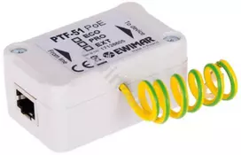 Ewimar PTF-51-ECO/POE LAN tinklo viršįtampių ribotuvas, ECO serija