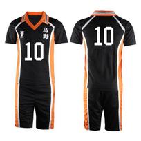 Haikyuu aukštosios mokyklos Karasuno mokyklos uniforma Sportinis kostiumas Džersio Kostiumai Cosplay 10,S