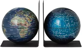 Troika Gaublių rinkinys Bookglobe, skersmuo 13 cm, 2 vnt., žvaigždžių išdėstymas (TRG1303-P2MW/BK)