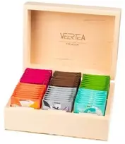Veertea Premium Medinė arbatų dėžutė Veertea 90 vokelių - Natūrali (5907173652614)