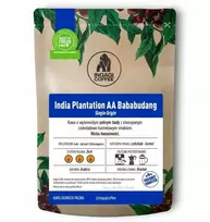 Skrudinta kava pupelėse Ingagi Coffee India Plantation AA Bababudang 1kg (5905068088203)