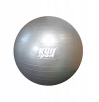 Kubisport Gimnastikos kamuolys pratyboms fitness treniruotėms sidabrinis 550 mm (Kub_05-S3211K-STR)