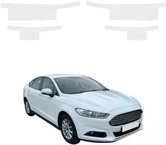 GrizzGlass Bespalvė techninė danga HeavyDuty Clear ant slenksčių Ford Mondeo Mk5 Sedan (2014-2019) [4w1] (GRZ20636)