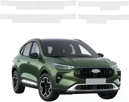 GrizzGlass Bespalvė techninė danga HeavyDuty Clear ant slenksčių, skirtų Ford Kuga Titanium Facelift (2024-2026) [4w1] (GRZ20767)