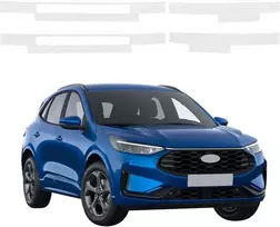 GrizzGlass Bespalvė techninė danga HeavyDuty Clear ant slenksčių, skirtas Ford Kuga ST-Line X Facelift (2024-2026) [4w1] (GRZ20909)
