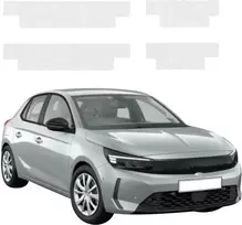 GrizzGlass Bespalvė techninė danga HeavyDuty Clear slenksčiams, skirta Opel Corsa (2023-2026) [4w1] (GRZ20969)