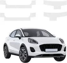 GrizzGlass Bespalvė techninė danga HeavyDuty Clear slenksčiams Ford Puma Facelift (2024-2026) [4w1] (GRZ20781)