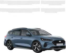 GrizzGlass Bespalvė techninė danga HeavyDuty Clear slenksčiams, skirtiems Ford Focus Active X Kombi Facelift (2021-2025) [4w1] (GRZ20823)