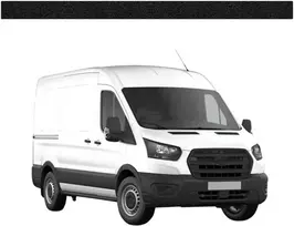 GrizzGlass Juoda techninė danga HeavyDuty Juodas dešiniajam krovininio skyriaus durų slenksčiui, skirtam Ford Transit (2020-2026) (GRZ21919)