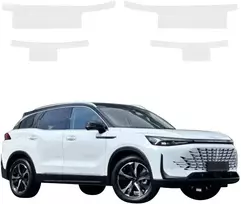 GrizzGlass Bespalvė techninė danga HeavyDuty Clear ant slenksčių, skirta BAIC BEIJING 7 (2024-2026) [4w1] (GRZ20542)