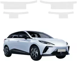 GrizzGlass Bespalvė techninė danga HeavyDuty Clear ant slenksčių, skirtų MG 4 (2025-2026) [4w1] (GRZ20844)
