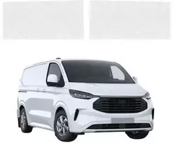 GrizzGlass Bespalvė techninė danga HeavyDuty Clear priekiniams slenksčiams, skirtiems Ford Transit Custom (2022-2026) [2w1] (GRZ22011)