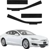 GrizzGlass Juoda techninė danga HeavyDuty Juodas slenksčiams, skirtiems Tesla Model S (2023-2026) [4w1] (GRZ20513)