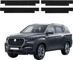 GrizzGlass Juoda techninė danga HeavyDuty Juodas slenksčiams, skirtiems SsangYong Rexton (2023-2026) [4w1] (GRZ20610)