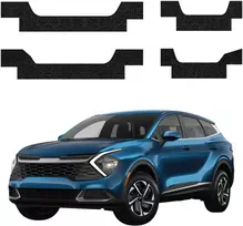 GrizzGlass Juoda techninė danga HeavyDuty Juodas slenksčiams, skirtiems Kia Sportage 5 (2021-2025) [4w1] (GRZ20363)