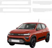GrizzGlass Bespalvė techninė danga HeavyDuty Clear slenksčiams, skirti Dacia Spring (2024-2026) [4w1] (GRZ20933)