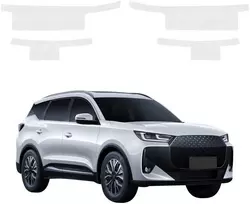 GrizzGlass Bespalvė techninė danga HeavyDuty Clear ant slenksčių, skirtų Chery Tiggo 7 (2025-2026) [4w1] (GRZ20741)
