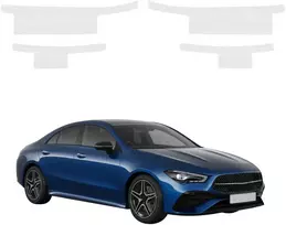 GrizzGlass Bespalvė techninė danga HeavyDuty Clear slenksčiams, skirta Mercedes CLA 200 (2025-2026) [4w1] (GRZ20977)
