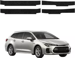 GrizzGlass Juoda techninė danga HeavyDuty Juodas slenksčiams, skirta Toyota Corolla Kombi Facelift (2022-2026) [4w1] (GRZ20717)