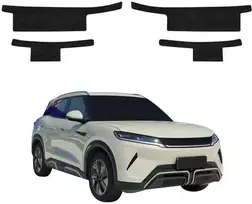 GrizzGlass Juoda techninė danga HeavyDuty Juodas slenksčiams, skirtiems BYD ATTO 2 (2025-2026) [4w1] (GRZ20057)