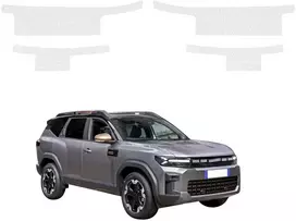 GrizzGlass Bespalvė techninė danga HeavyDuty Clear slenksčiams, skirtiems Dacia Bigster (2025-2026) [4w1] (GRZ20875)