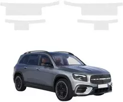 GrizzGlass Bespalvė techninė danga HeavyDuty Clear ant slenksčių skirtų Mercedes GLB 200 (2023-2026) [4w1] (GRZ20856)