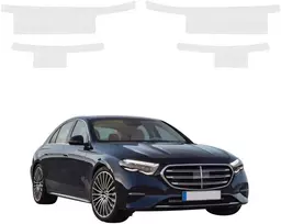 GrizzGlass Bespalvė techninė danga HeavyDuty Clear ant slenksčių, skirta Mercedes E klasė (2016-2023) [4w1] (GRZ20862)
