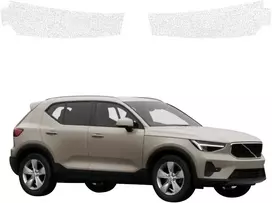 GrizzGlass Balta techninė danga HeavyDuty Baltas bagažinės slenksčiui Volvo XC40 (2022-2026) [2w1] (GRZ21774)