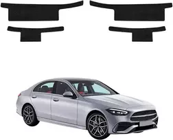 GrizzGlass Juoda techninė danga HeavyDuty Juodas slenksčiams, skirti Mercedes C klasė (2021-2026) [4w1] (GRZ20391)