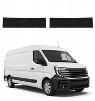 GrizzGlass Juoda techninė danga HeavyDuty Juodas slenksčiams Nissan Interstar 3 (2024-2026) [2w1] (GRZ22735)