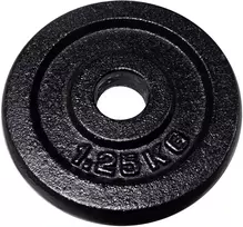 Kubisport Geležinis svoris, diskinis svoris štangai ir hanteliams 1,25 kg - 25 mm (Kub_05-CW1/25K-25)