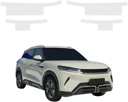 GrizzGlass Bespalvė techninė danga HeavyDuty Clear slenkstinėms BYD ATTO 2 (2025-2026) [4w1] (GRZ20753)