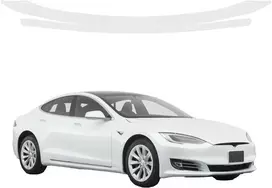 GrizzGlass Bespalvė techninė danga HeavyDuty Clear bagažinės slenksčiui, skirtam Tesla Model S (2023-2026) (GRZ21008)