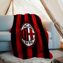 1 vnt. Ac Milan spausdintas minkštas flanelės pledas suaugusiųjų miegamajam, svetainei, sofai, stovyklavimui, kelionėms, gerbėjų dovanos, Kalėdinės dovanos 75x90cm